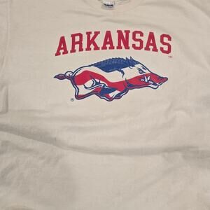 Vintage style arkansas razorbacks cropped graphic